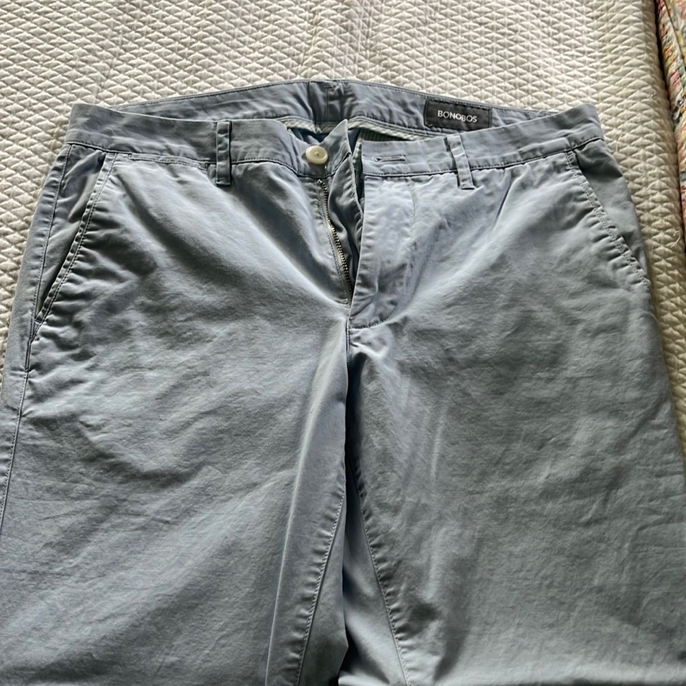 Men’s light blue pants, Bonobos, 32x34